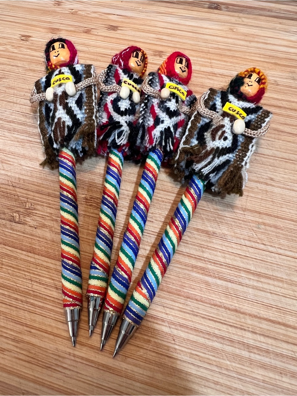 Cusco Peru Handmade Andean Doll Souvenir Pen